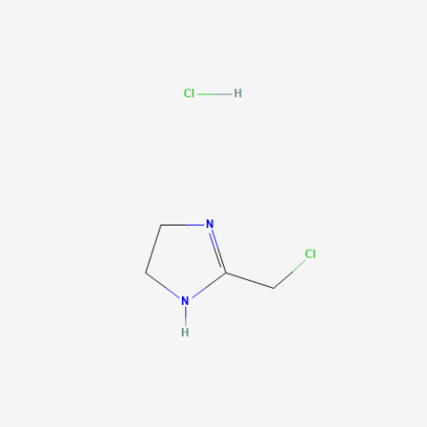 2-(Chloromethyl)-4,5-dihydro-1H-imidazole hydrochloride Chemical Structure