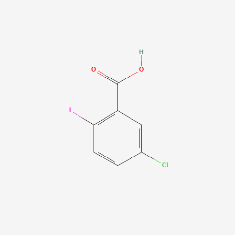 5-Chloro-2-iodobenzoic acid Chemical Structure