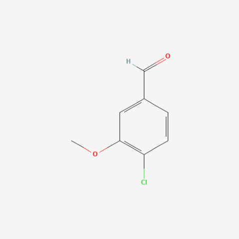 4-Chloro-3-methoxybenzaldehyde 化学構造