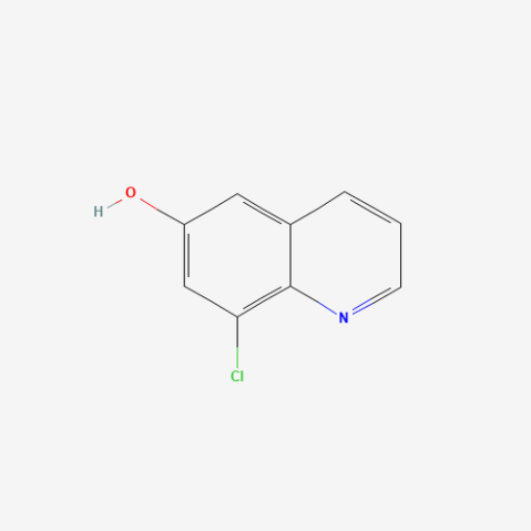 8-Chloroquinolin-6-ol التركيب الكيميائي