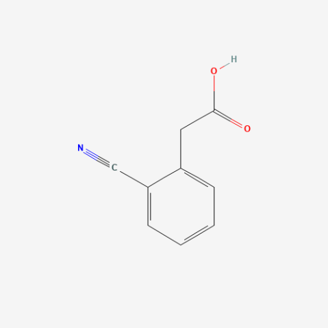 2-Cyanophenylacetic Acid 化学構造