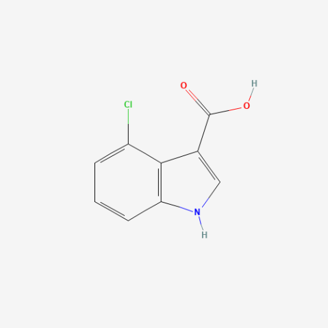 4-Chloro-1H-indole-3-carboxylic acid Chemical Structure