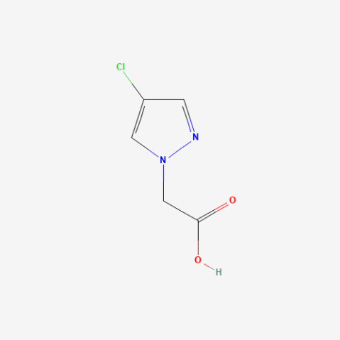 2-(4-Chloro-1H-pyrazol-1-yl)acetic acid Chemical Structure