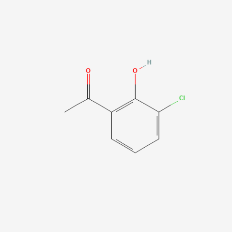 1-(3-Chloro-2-hydroxyphenyl)ethanone 化学構造