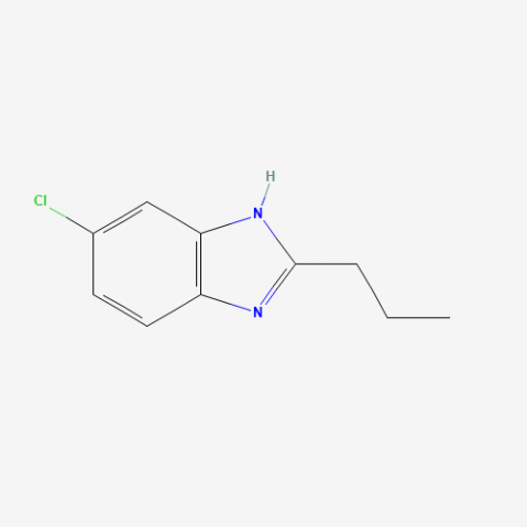 6-Chloro-2-propyl-1H-benzo[d]imidazole Chemische Struktur