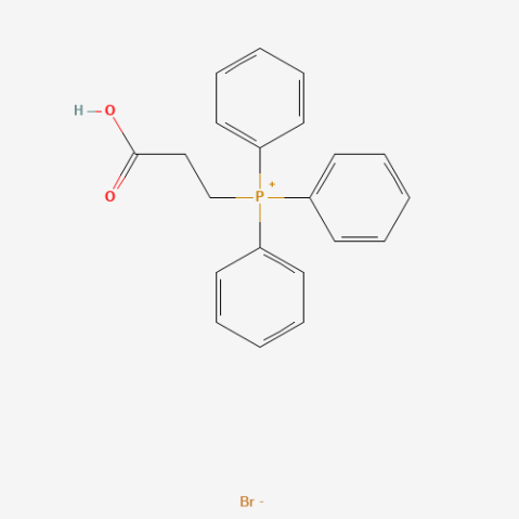 (2-Carboxyethyl)triphenylphosphonium bromide Chemical Structure