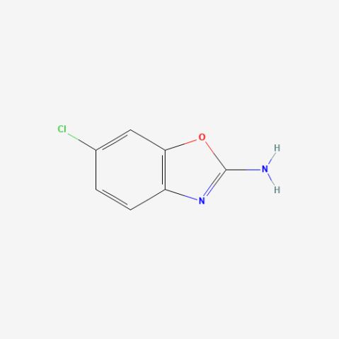 6-Chloro-1,3-benzoxazol-2-amine 化学構造