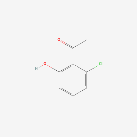 1-(2-Chloro-6-hydroxyphenyl)ethanone Chemical Structure