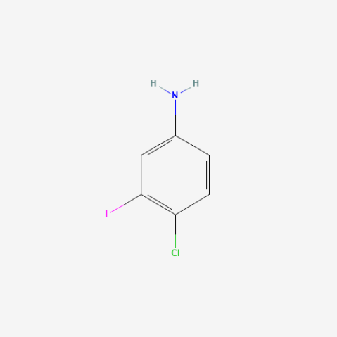 4-Chloro-3-iodoaniline Chemische Struktur