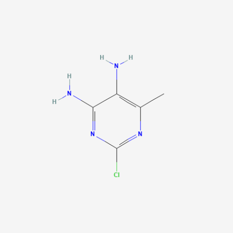 2-Chloro-6-methylpyrimidine-4,5-diamine Chemical Structure