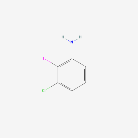 3-Chloro-2-iodoaniline Chemical Structure