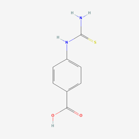 1-(4-Carboxyphenyl)-2-thiourea Chemical Structure