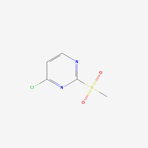 4-Chloro-2-(methylsulfonyl)pyrimidine Chemische Struktur