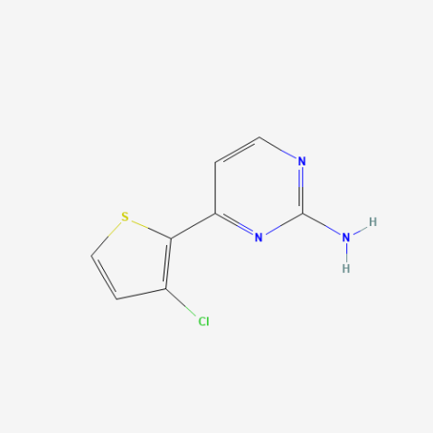 4-(3-Chloro-2-thienyl)-2-pyrimidinamine Chemical Structure