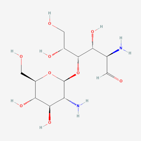 Chitobiose 2HCl Chemische Struktur