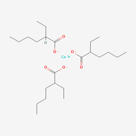 Cerium(III) 2-Ethylhexanoate 化学構造