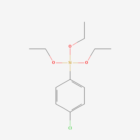 (4-Chlorophenyl)triethoxysilane Chemische Struktur