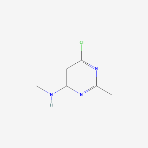 6-Chloro-N,2-dimethyl-4-pyrimidinamine 化学構造