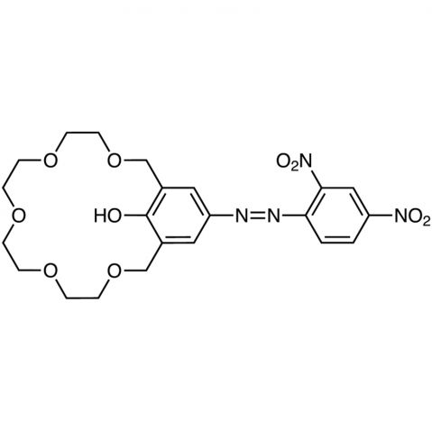 18-Crown-5 [4-(2,4-Dinitrophenylazo)phenol] Chemische Struktur