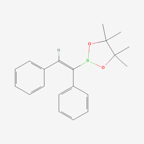 cis-Stilbeneboronic acid pinacol ester 化学構造