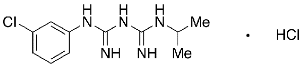 1-(3-Chlorophenyl)-5-isopropyl Biguanide Hydrochloride Chemical Structure