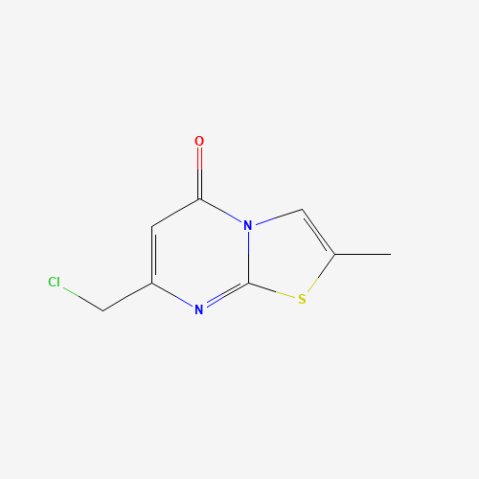 7-(chloromethyl)-2-methyl-5H-[1,3]thiazolo[3,2-a]pyrimidin-5-one Chemische Struktur