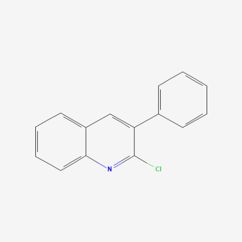 2-Chloro-3-phenylquinoline التركيب الكيميائي