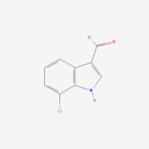 7-chloro-3-formylindole Chemische Struktur