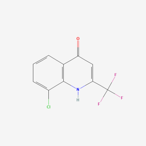 8-Chloro-4-hydroxy-2-(trifluoromethyl)quinoline Chemical Structure