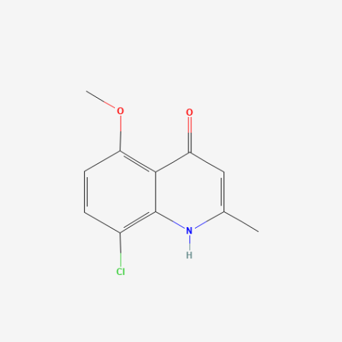 8-Chloro-5-methoxy-2-methylquinolin-4-ol Chemical Structure