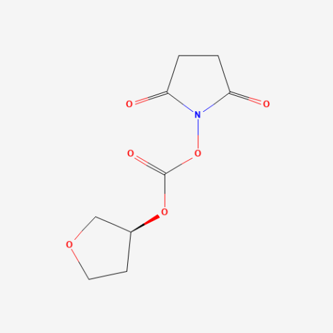 Carbonic Acid 2,5-Dioxopyrrolidin-1-yl (S)-Tetrahydrofuran-3-yl Ester Chemical Structure