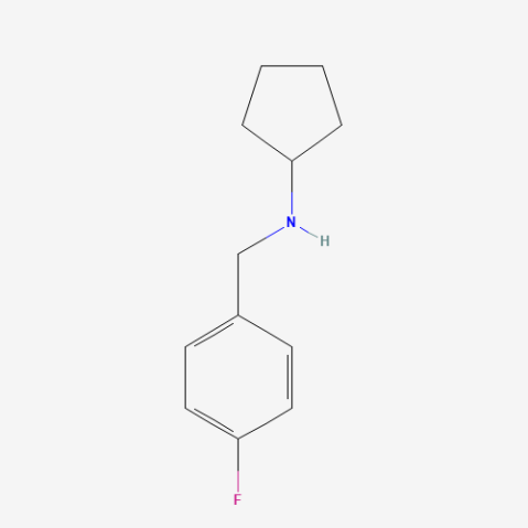 Cyclopentyl-(4-fluoro-benzyl)-amine Chemische Struktur