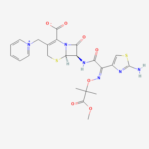 Ceftazidime Methyl Ester Chemical Structure