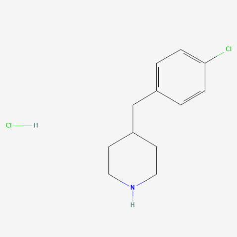 4-(4-Chlorobenzyl)piperidine hydrochloride 化学構造