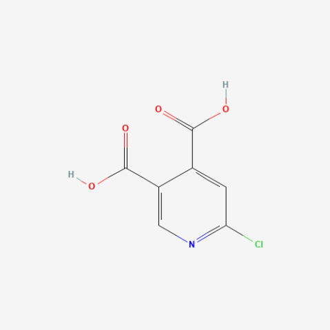 6-Chloropyridine-3,4-dicarboxylic acid Chemical Structure