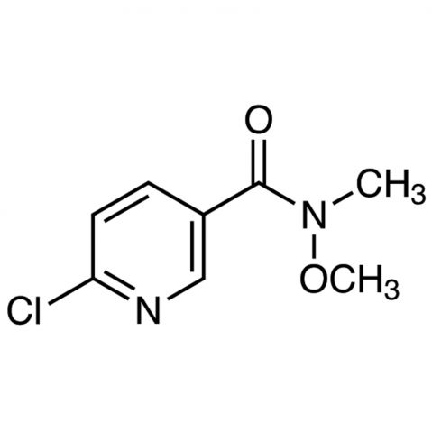 6-Chloro-N-methoxy-N-methyl-nicotinamide Chemical Structure