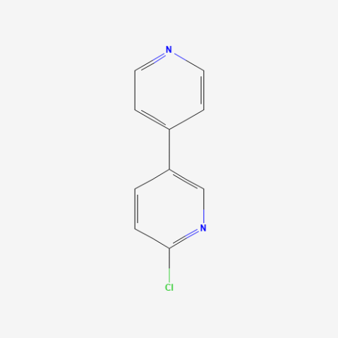 6-Chloro-3,4′-bipyridine التركيب الكيميائي