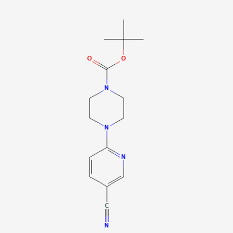 5-Cyano-2-[4-butoxycarbonyl(piperazino)]pyridine Chemical Structure