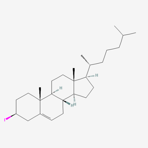 Cholesteryl Iodide 化学構造