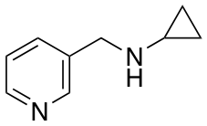 Cyclopropyl-pyridin-3-ylmethyl-amine Chemische Struktur