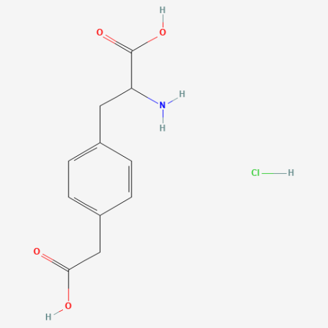 4-Carboxymethylphenylalanine Hydrocholoride Chemical Structure