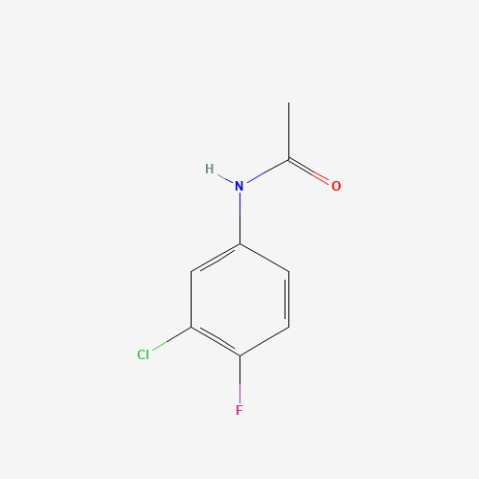 3′-Chloro-4′-fluoroacetanilide التركيب الكيميائي