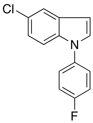 5-Chloro-1-(4-fluorophenyl)indole Chemische Struktur