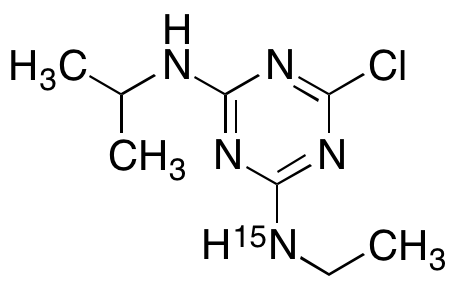 2-Chloro-4-ethylamino-1?N-6-isopropylamino-1,3,5-triazine Chemical Structure