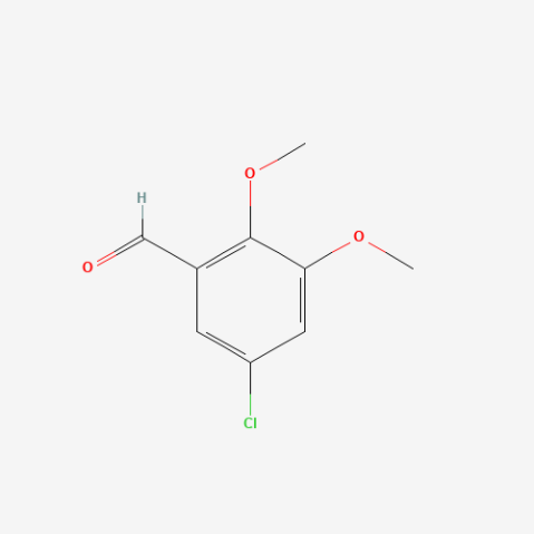 5-Chloro-2,3-dimethoxybenzaldehyde Chemical Structure