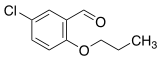 5-chloro-2-propoxybenzaldehyde التركيب الكيميائي