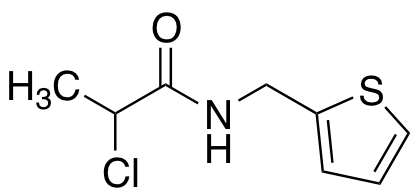 2-chloro-N-(thien-2-ylmethyl)propanamide Chemical Structure