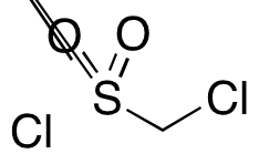 Chloromethylsulfonyl Chloride Chemical Structure