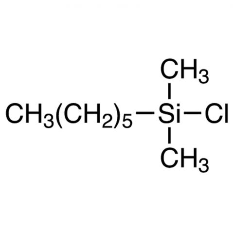 Chloro(hexyl)dimethylsilane Chemical Structure