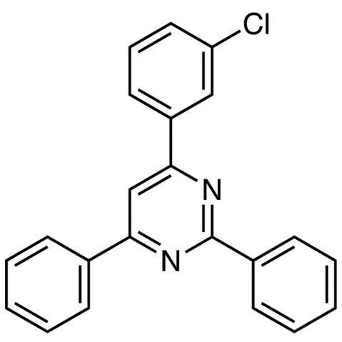 4-(3-Chlorophenyl)-2,6-diphenylpyrimidine Chemical Structure